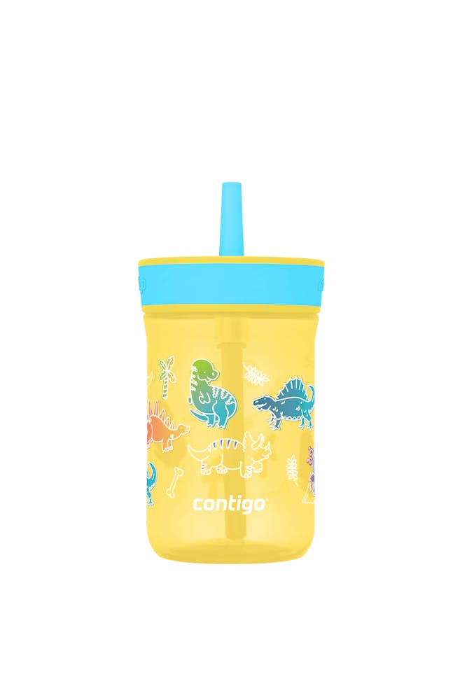 Kids’ Leighton Straw Tumbler with Spill-Proof Leak-Proof Lid, 14oz K2
