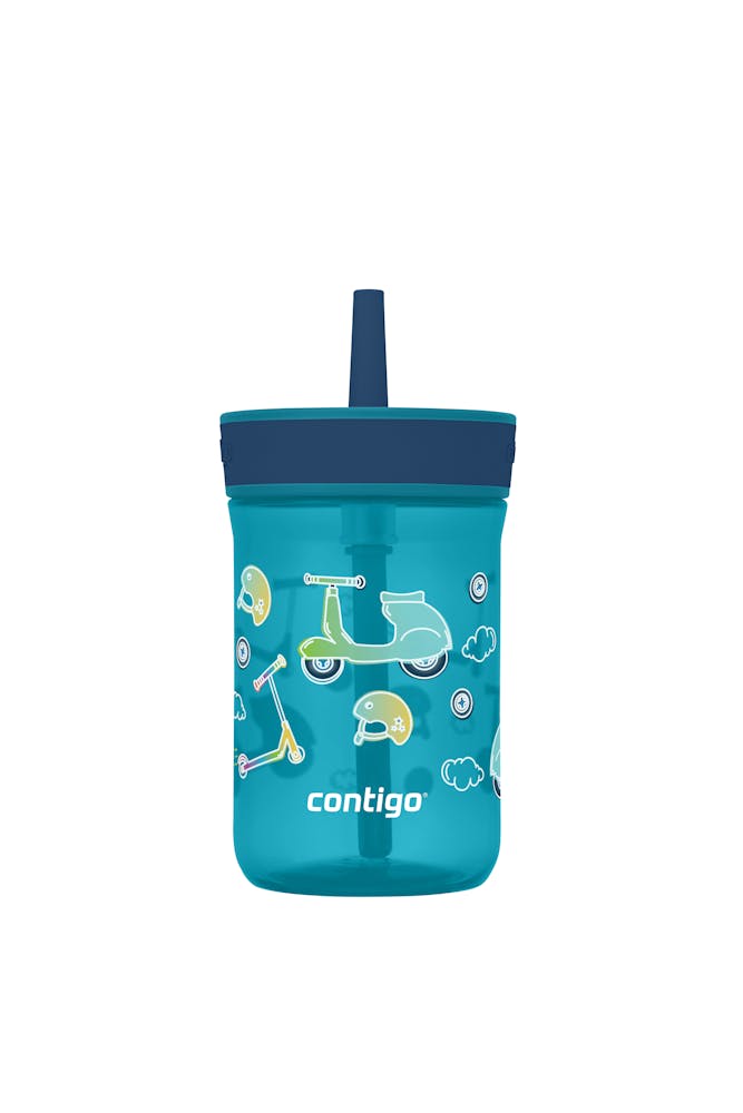 Kids’ Leighton Straw Tumbler with Spill-Proof Leak-Proof Lid, 14oz K2