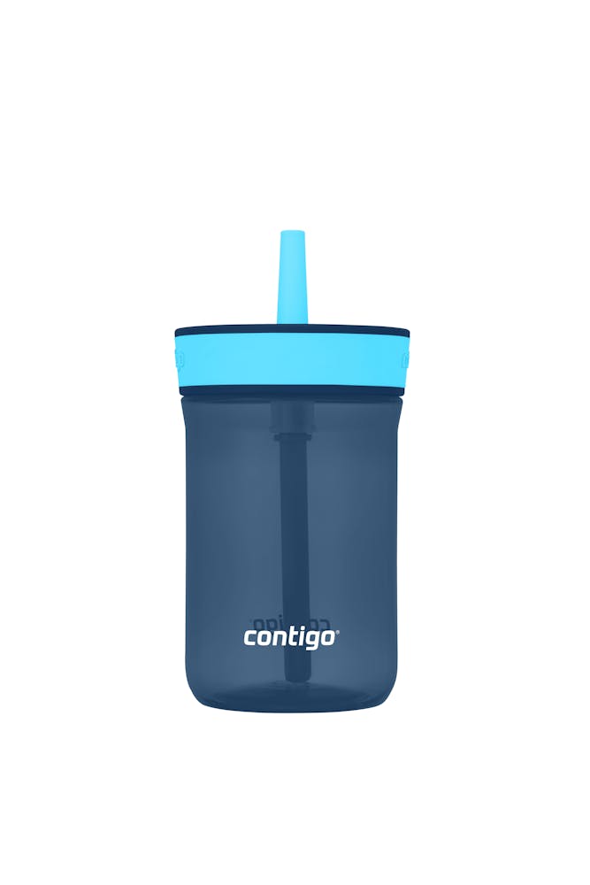 Kids’ Leighton Straw Tumbler with Spill-Proof Leak-Proof Lid, 14oz K2