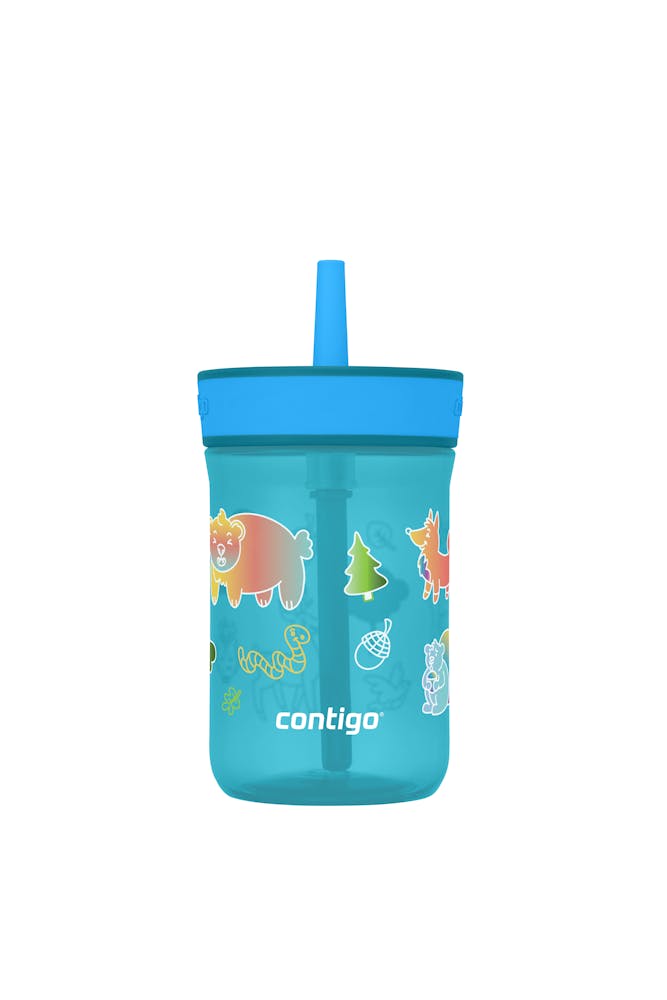 Kids’ Leighton Straw Tumbler with Spill-Proof Leak-Proof Lid, 14oz K2