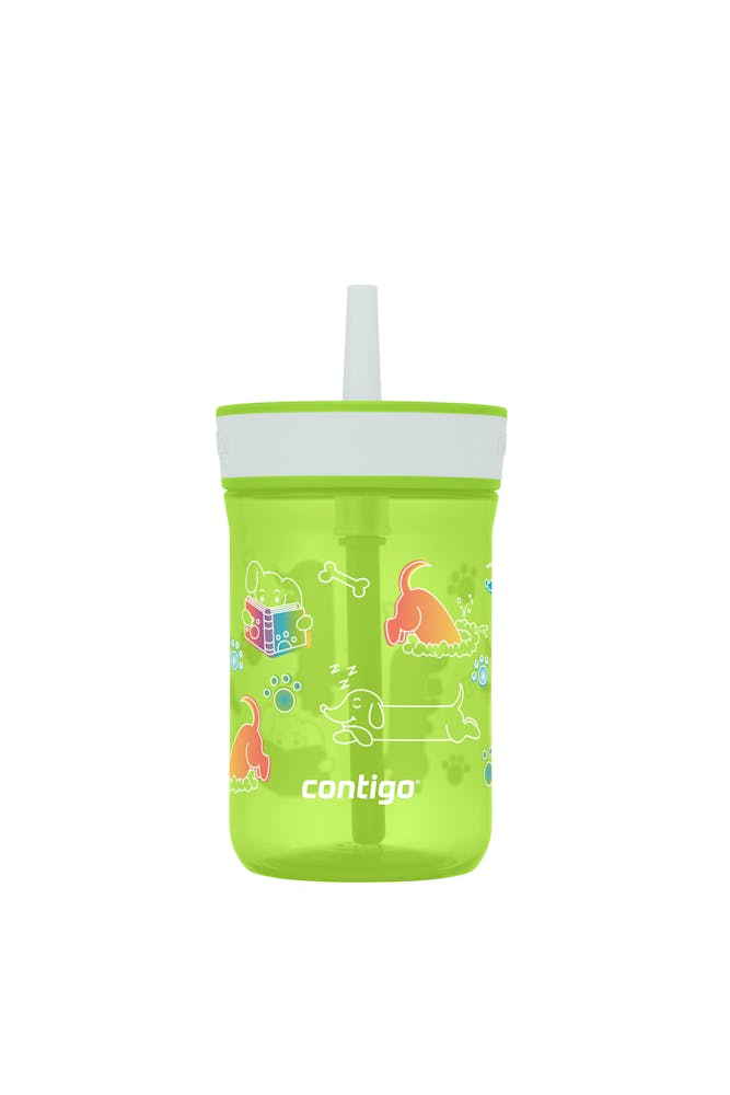 Kids’ Leighton Straw Tumbler with Spill-Proof Leak-Proof Lid, 14oz K2